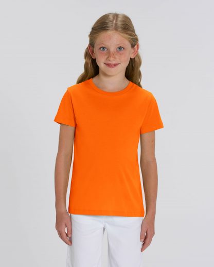 Bright Orange 100% Organic Kids T-Shirt